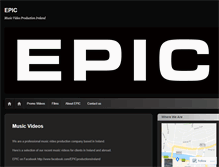 Tablet Screenshot of epicproductionsireland.com